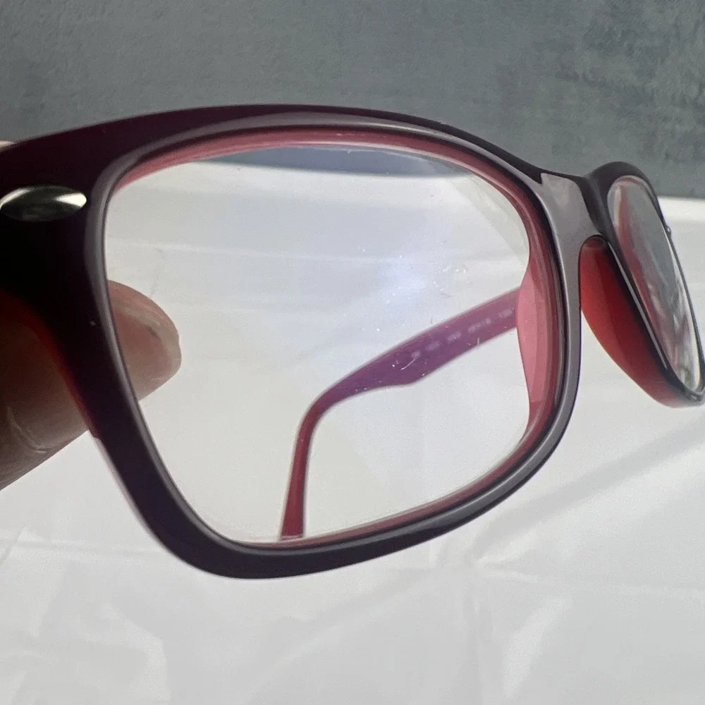 RAY BAN Kids RB1531 3592 Burgundy Eyeglasses 48-16-130 - Flex Frames Only